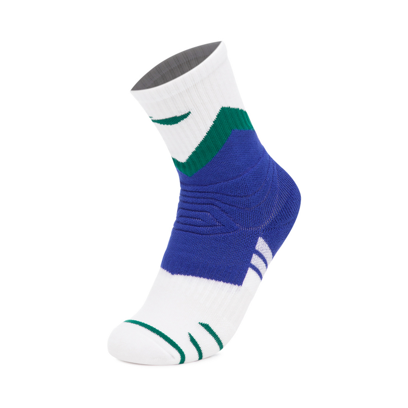 李宁运动袜冬男童篮球系列舒适透气加厚中长运动袜YWLT073（3双装）