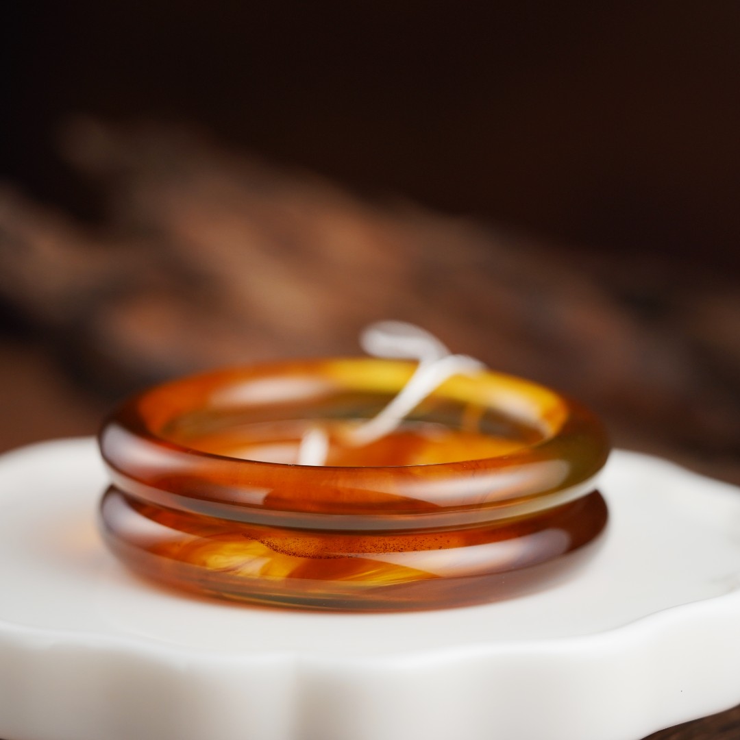 【左边婷姐】琥珀手镯（ZX5110201）（多样性发其一）