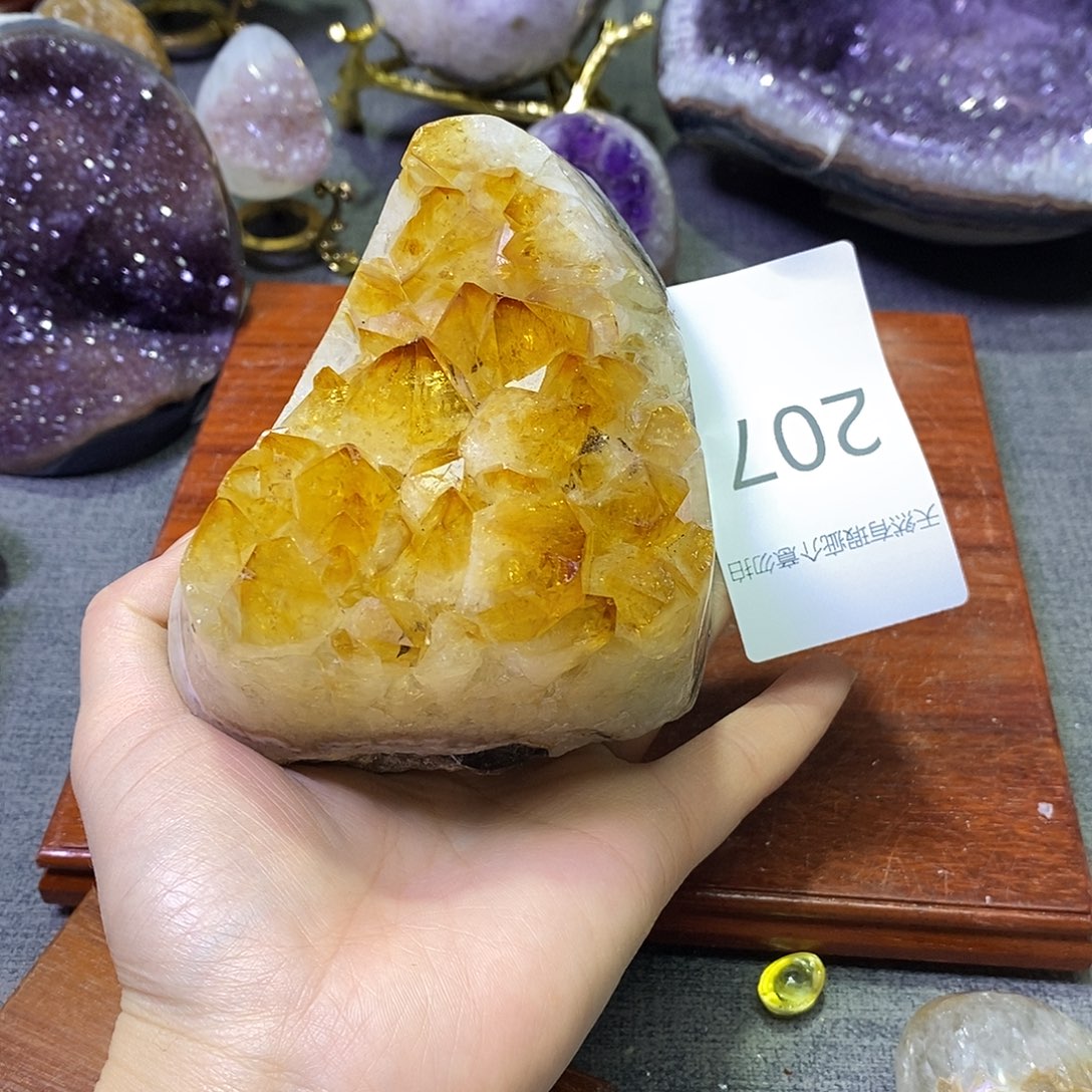 未镶嵌紫晶珠宝半成品