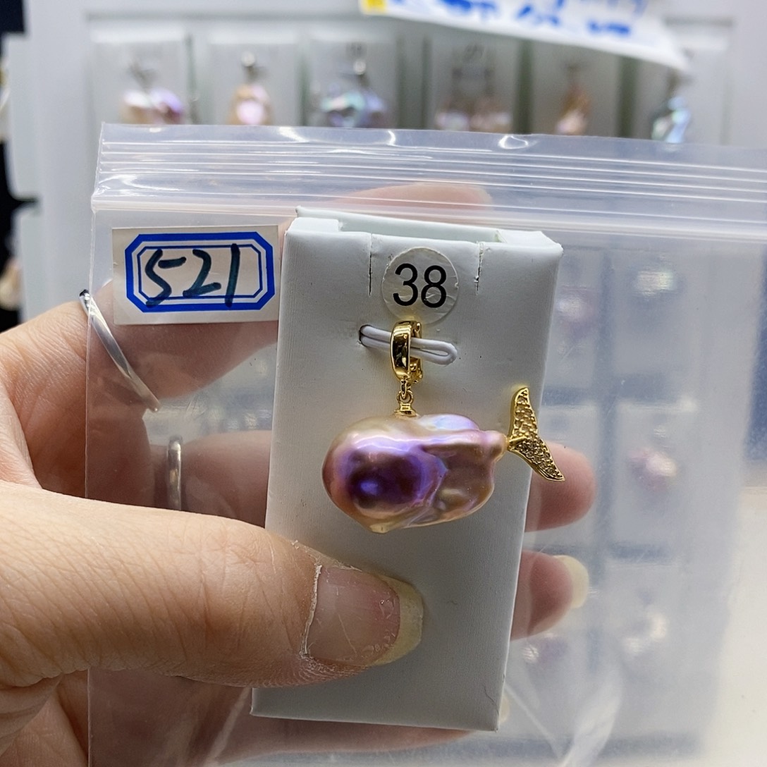 颈饰合金淡水珍珠