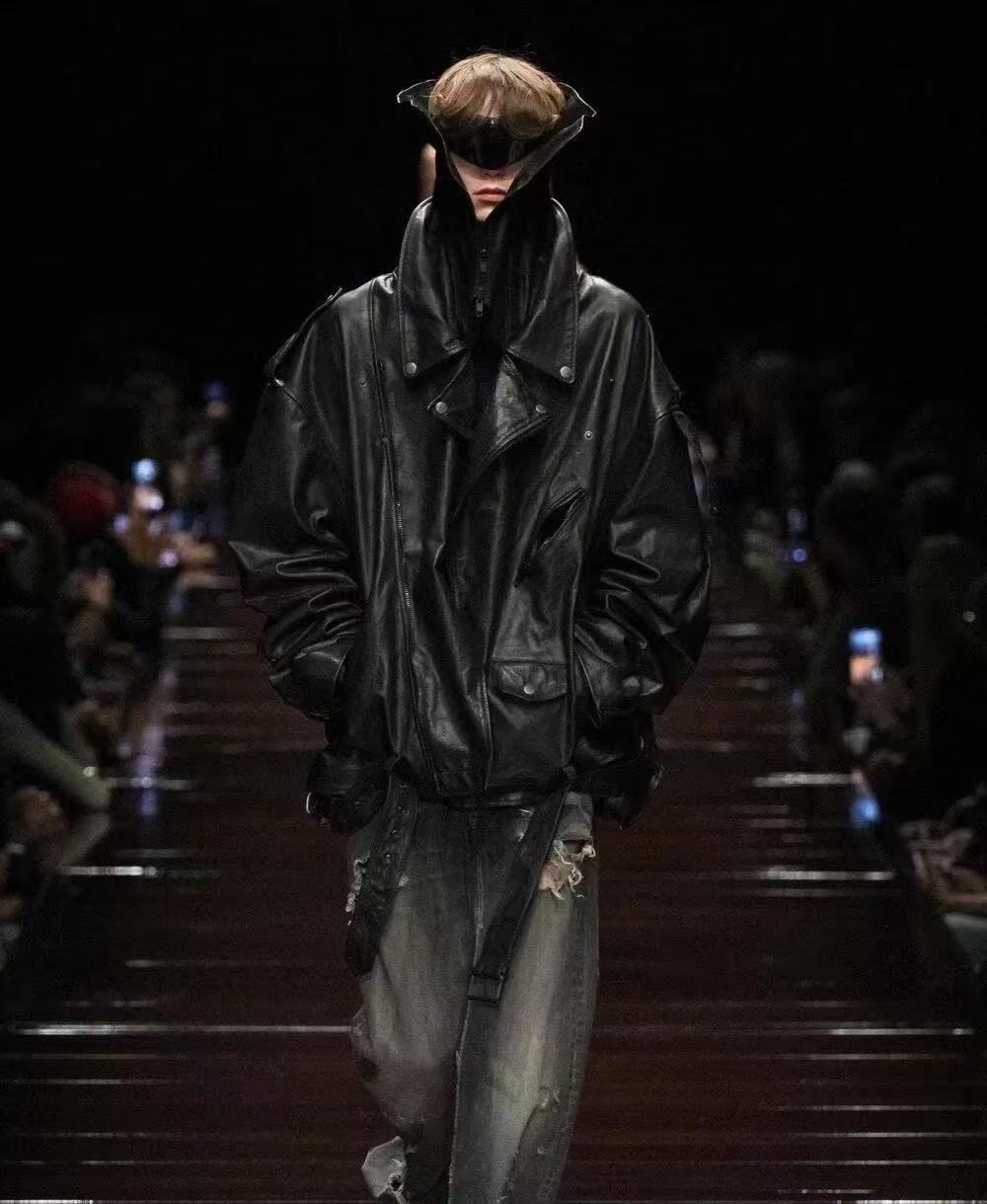 【钱老板】sonAmoo高奢防泼水双面穿大别针冬季新款宽松棉服男士D