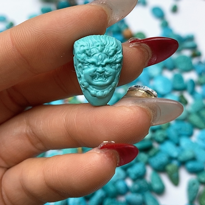 绿松石珠宝奇石未镶嵌