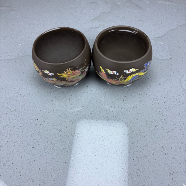 龙凤变色龙蛋对杯