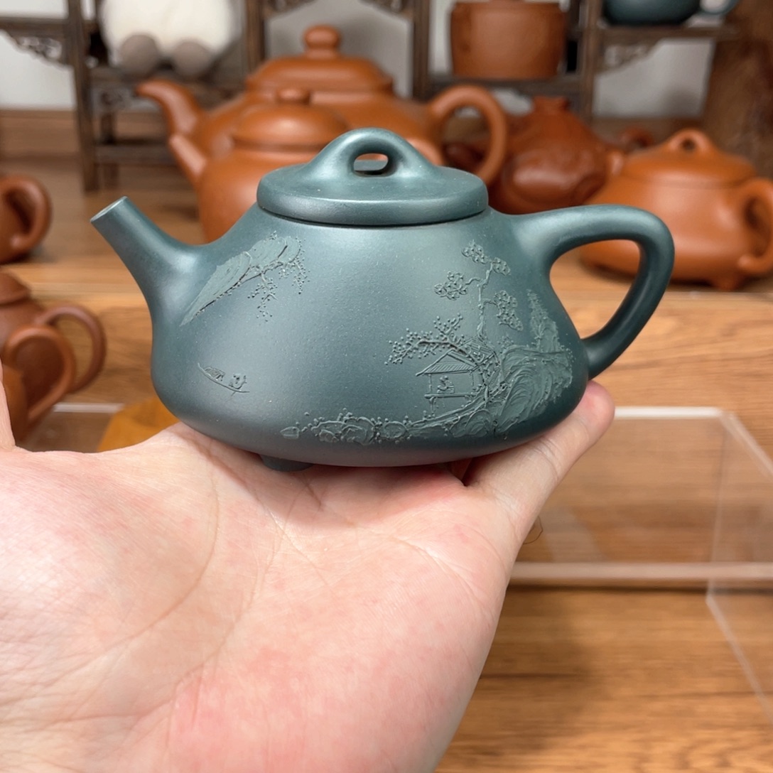茶壶紫砂踏砂泥绘