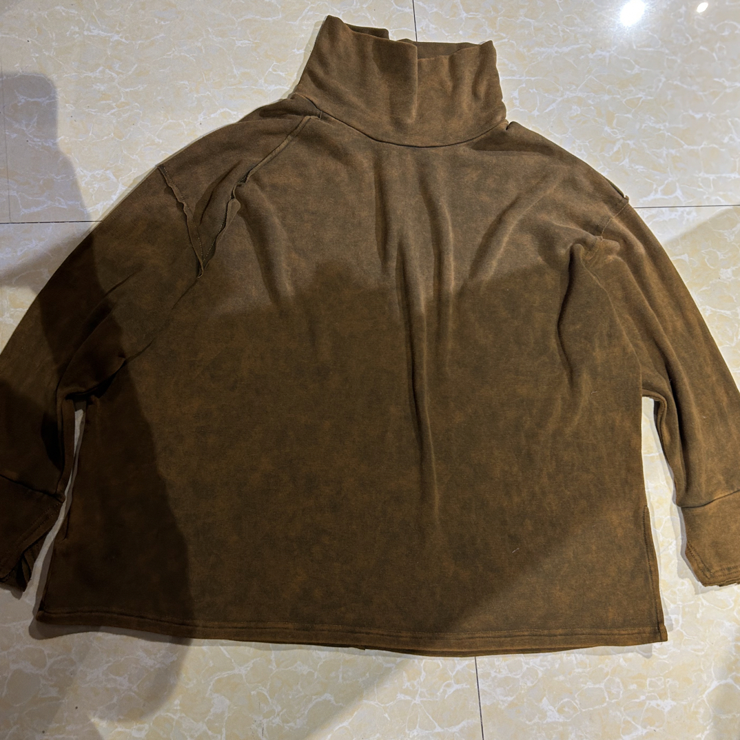 沉香布衣草堂原创休闲斑驳棉t 短衣