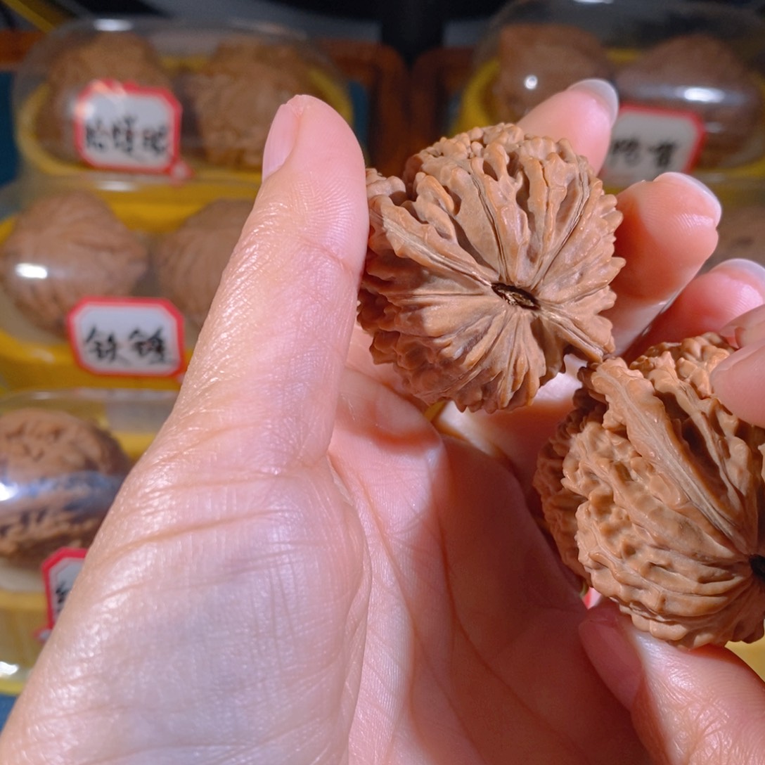 吊坠文玩核桃蓝**云四座楼