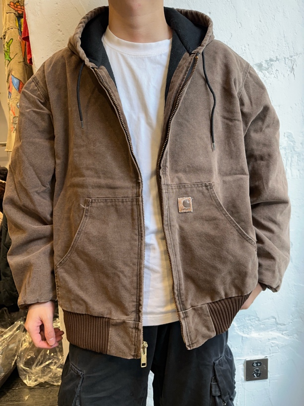 02年产 J130 CHT Sz:2XL 美产 栗色连帽工装外套