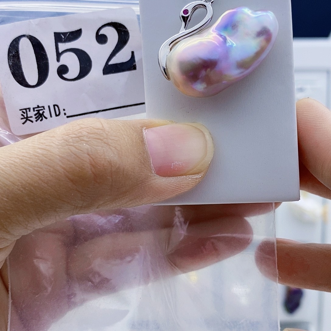 颈饰钛钢淡水珍珠