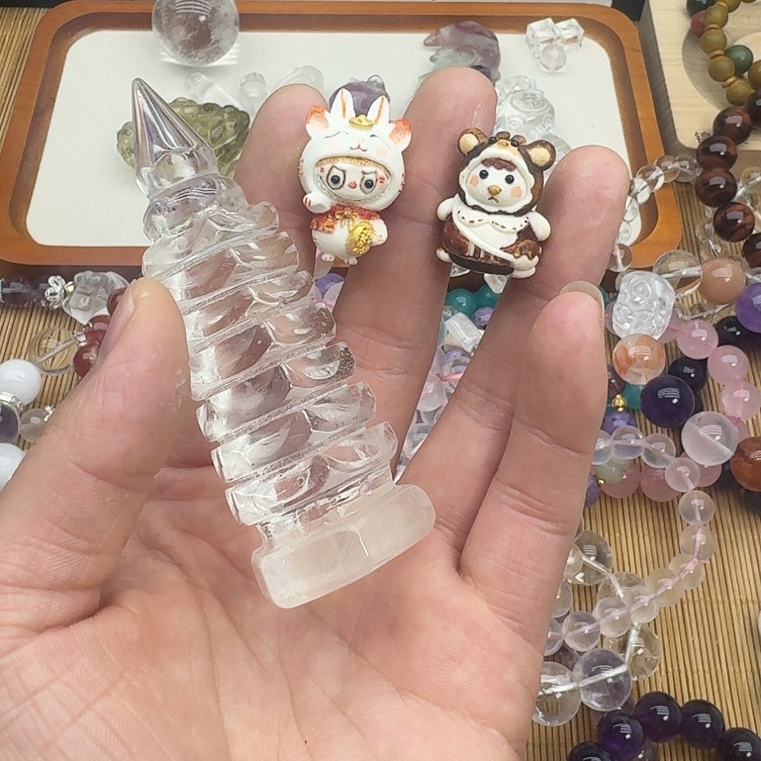 莹***莹水晶银S925镶嵌手链