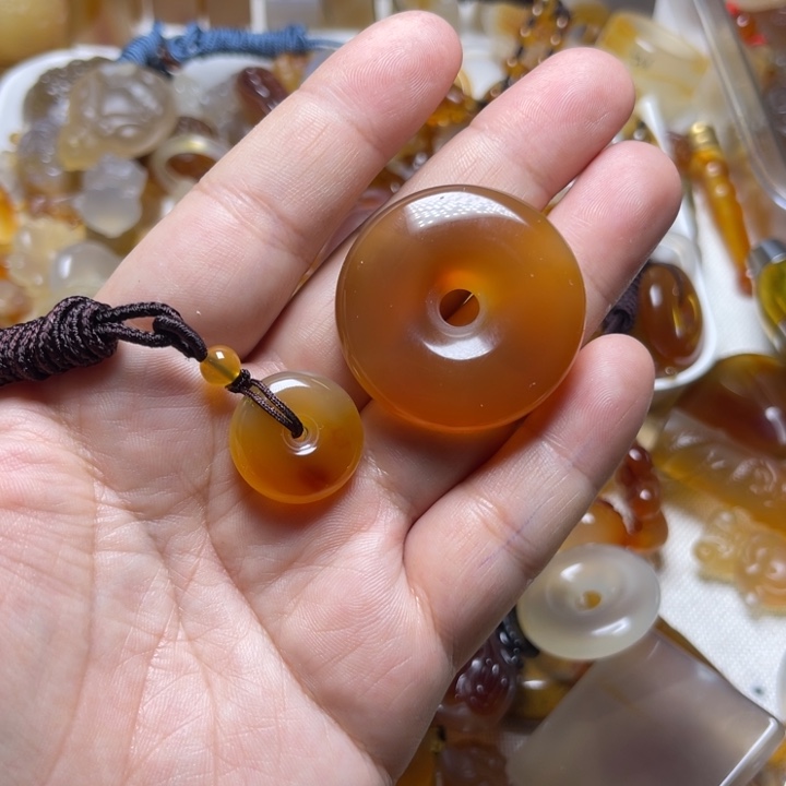 玛瑙/玉髓颈饰未镶嵌小****活0026