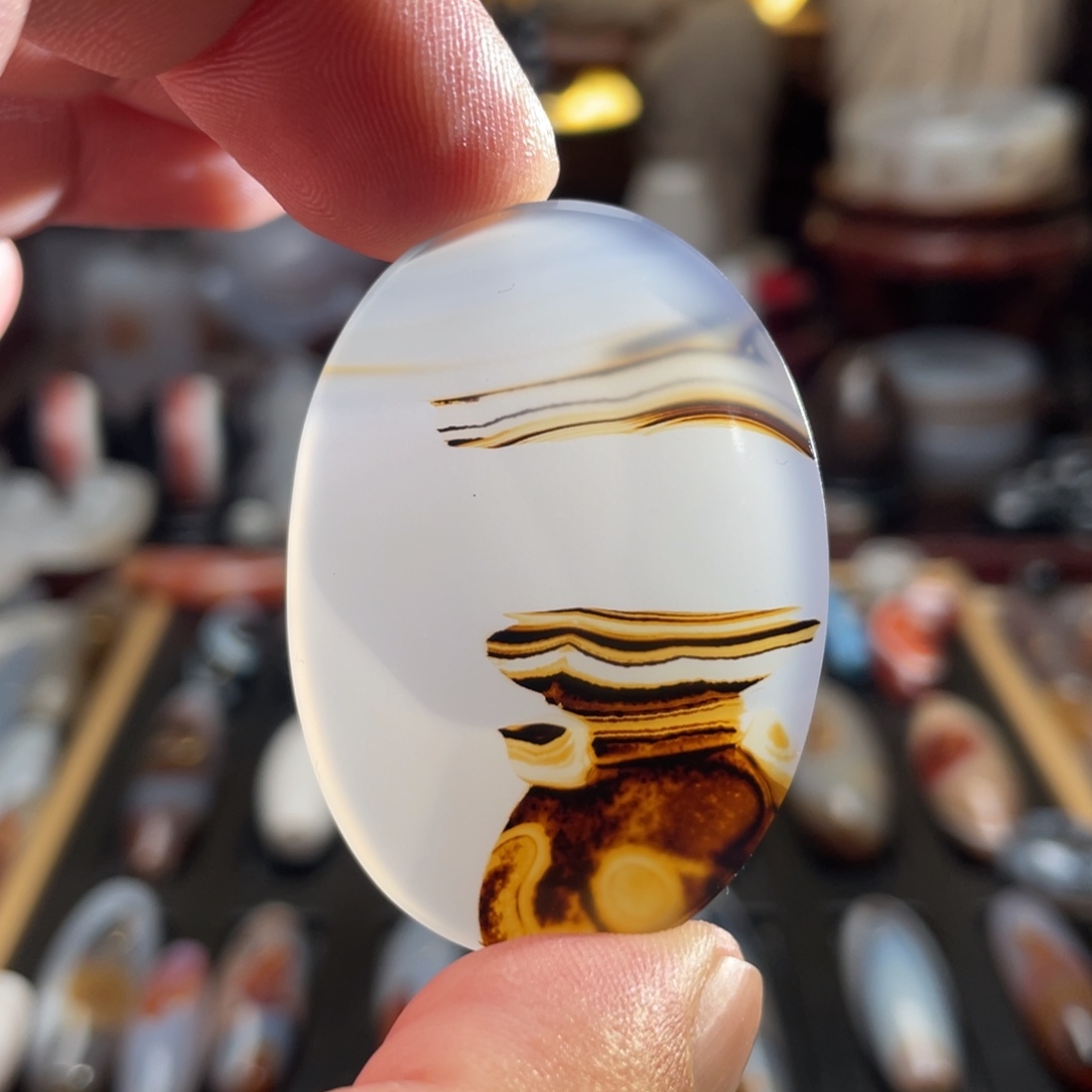 玛瑙/玉髓未镶嵌颈饰