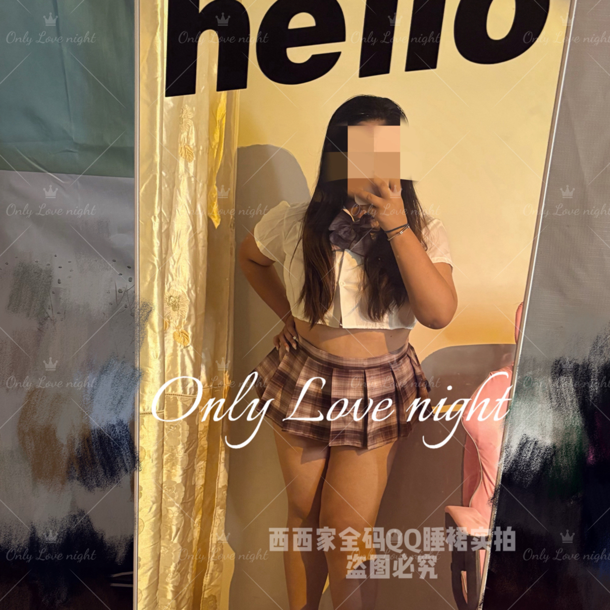 大码睡裙：粉红jk款