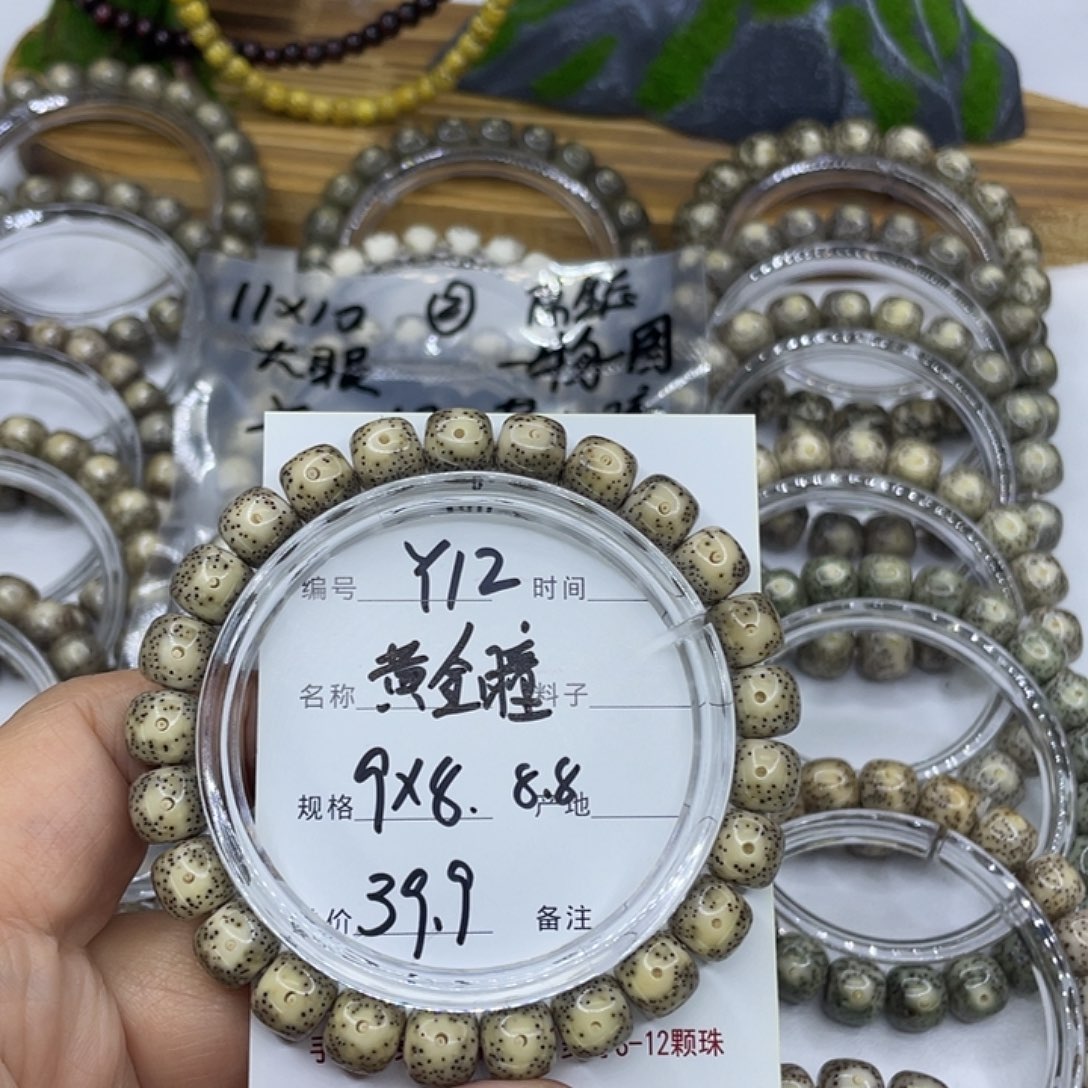 手串星月菩提Y12黄金瞳9