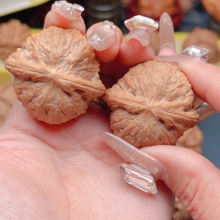 文玩核桃把件微修乾隆磨