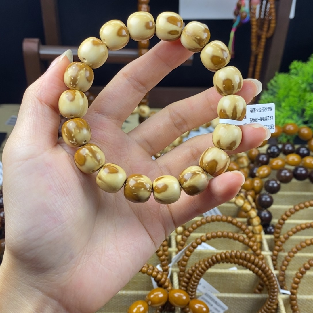 紫金鼠手串12+花皮半实心老型