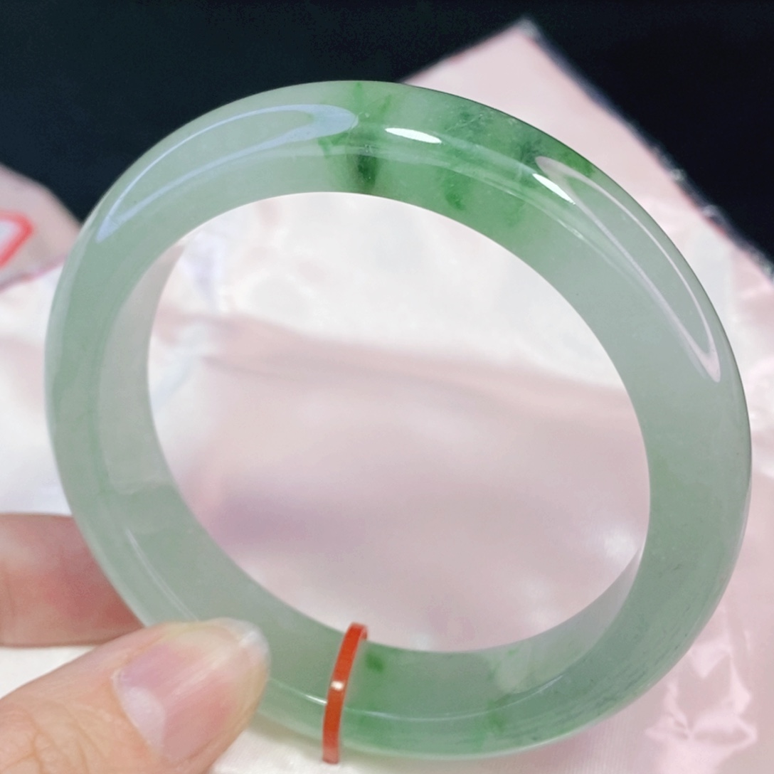 未镶嵌手镯翡翠57.6正圈