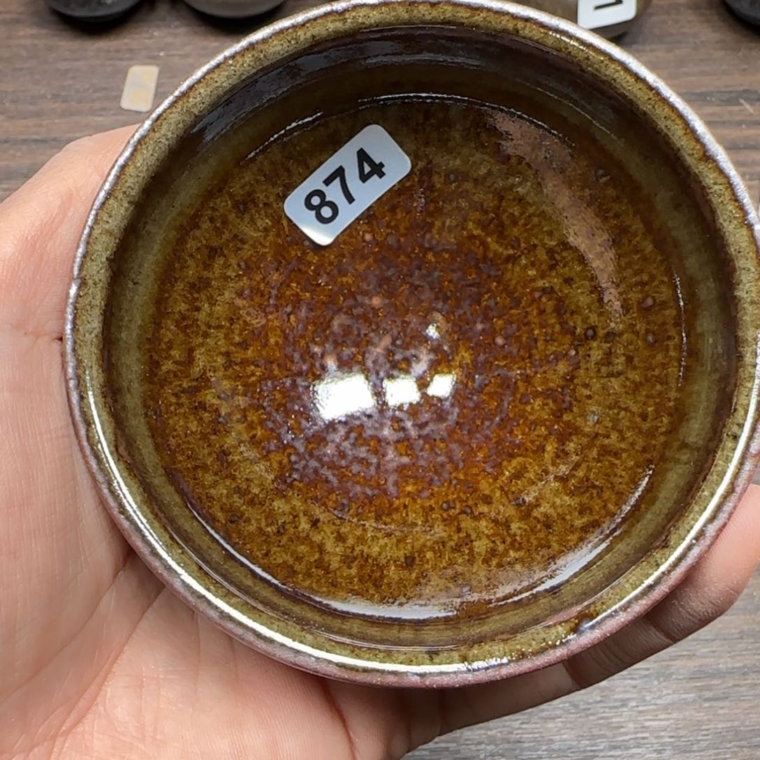 茶盏龙窑柴烧原矿原釉874