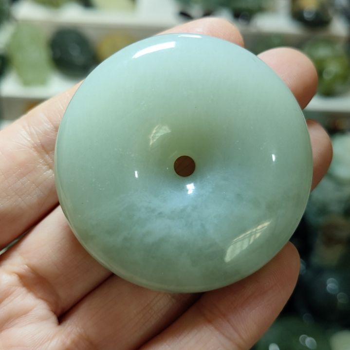 岫玉平安扣未镶嵌