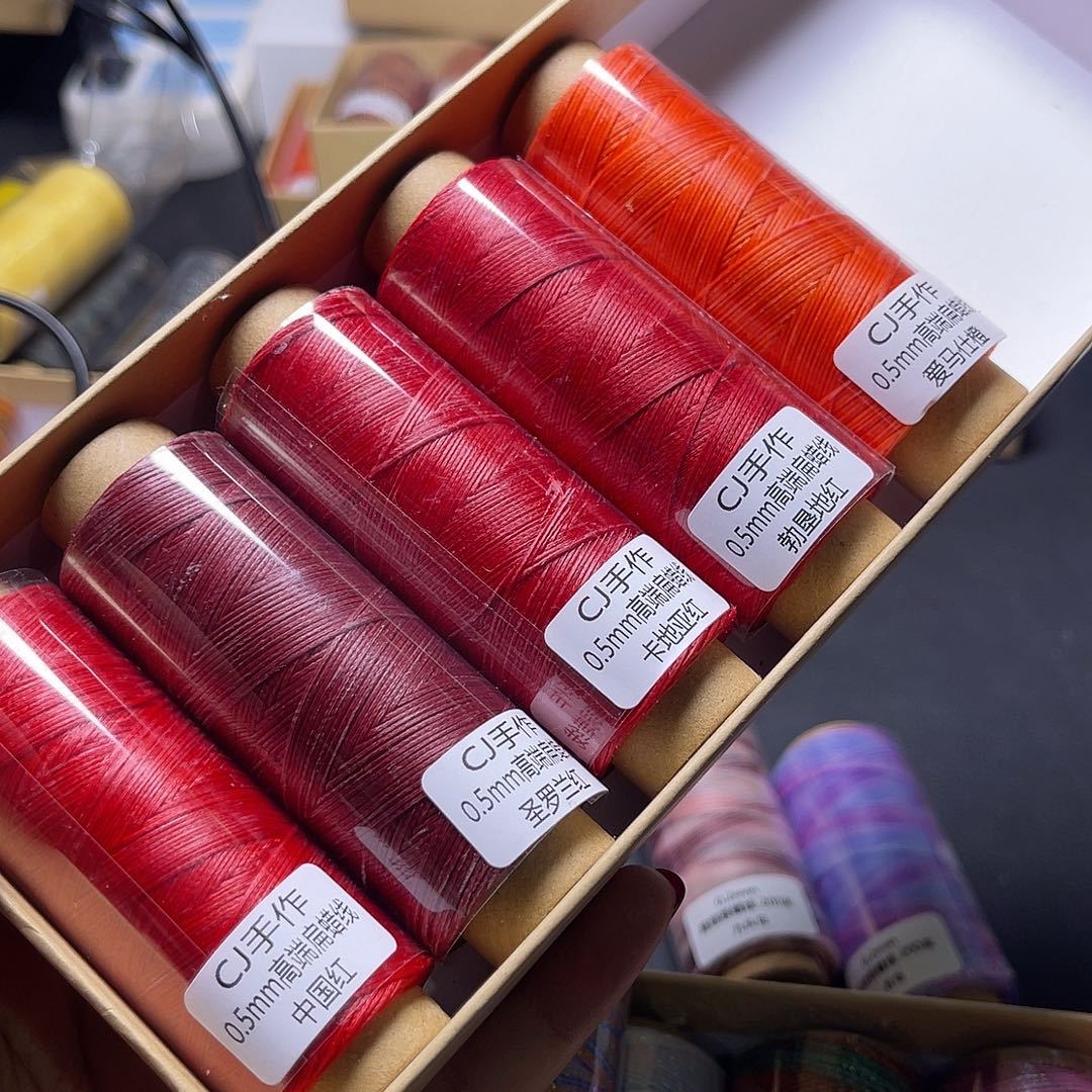 0.5高端扁蜡红色系5色看图发货