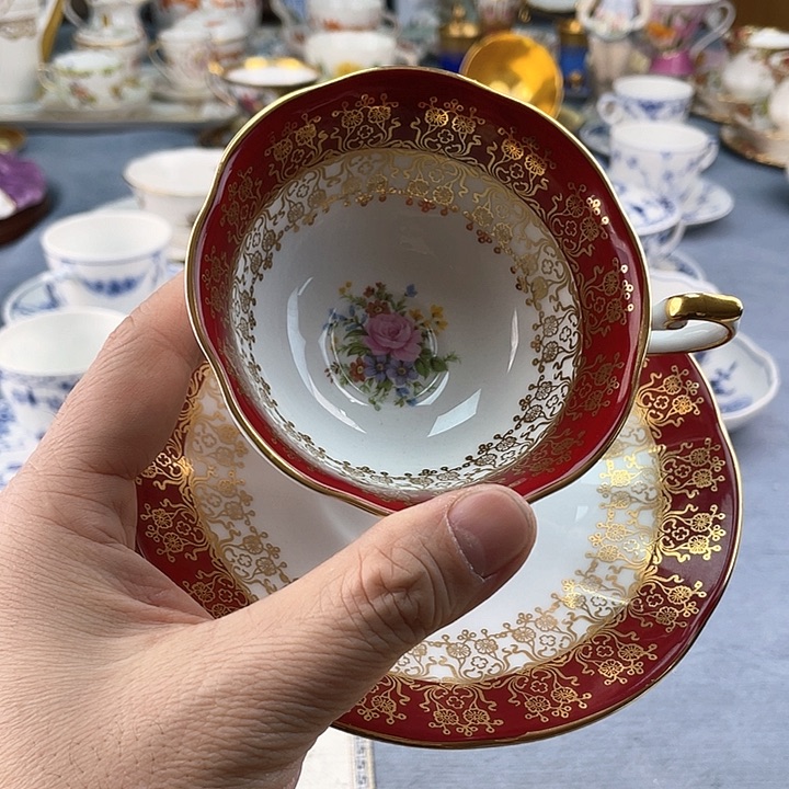 中古欧瓷瓷器小房子