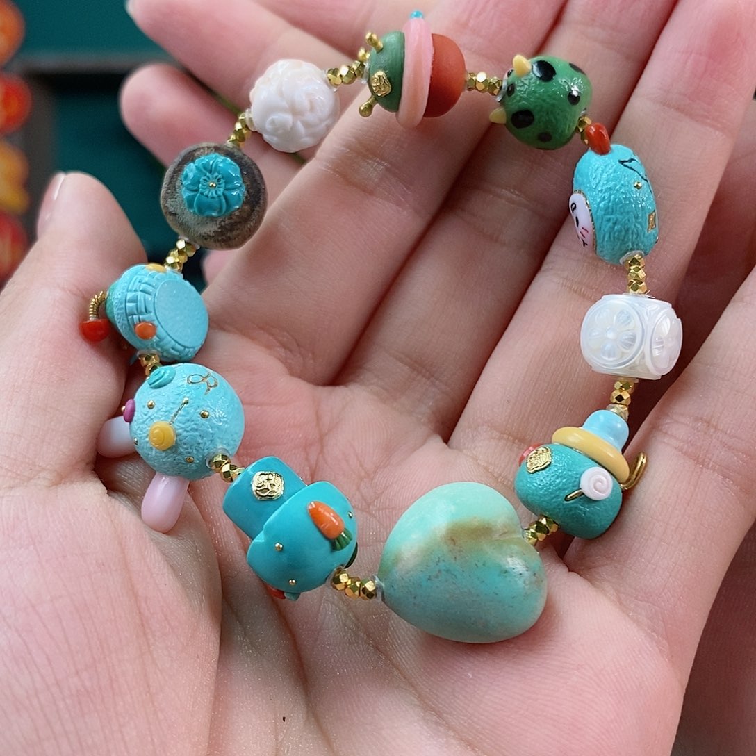 绿松石珠宝奇石未镶嵌