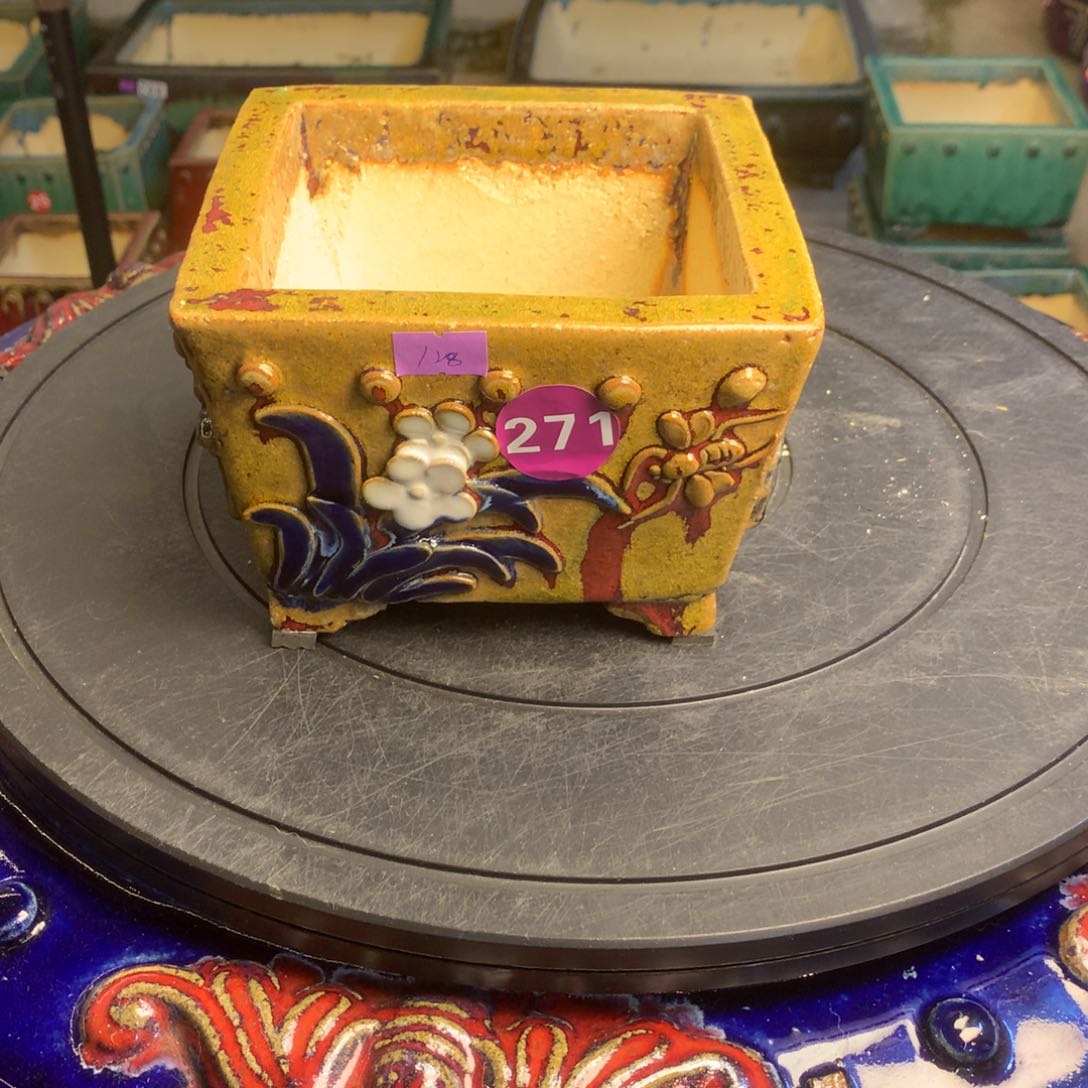 石湾纯手工高温盆陈*271