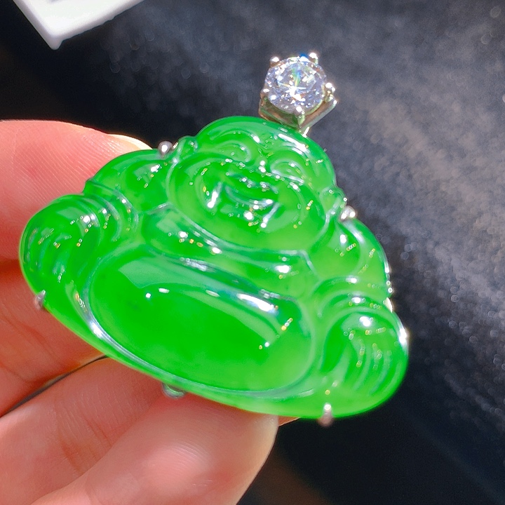 【闪购商品】翡翠颈饰银S925镶嵌翡翠翡翠