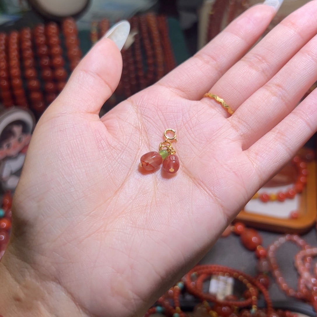 南红玛瑙未镶嵌手串6mm