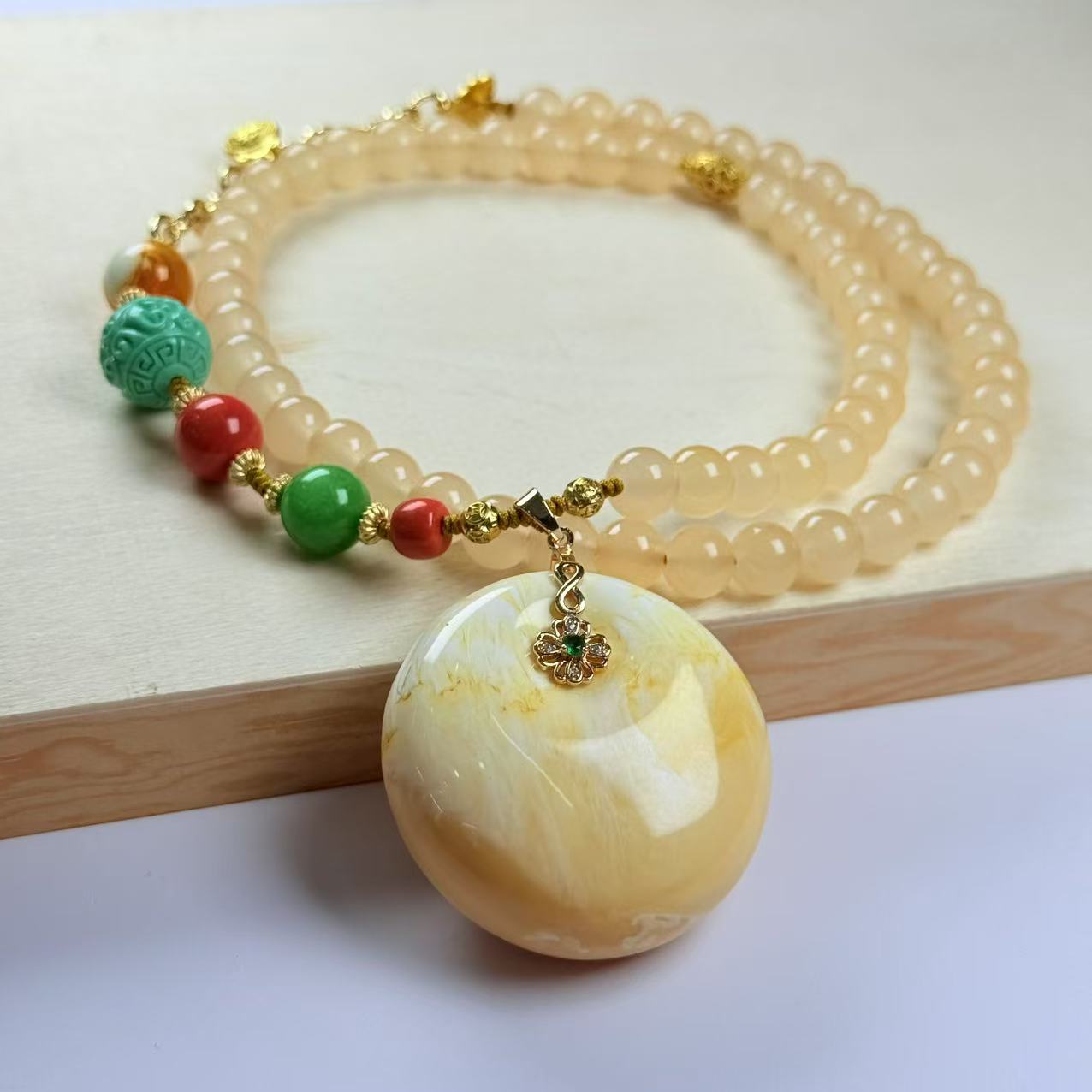 【静雯珠宝】E026 玄天凤皇洗穗香公主扣  项链 多样性发其一