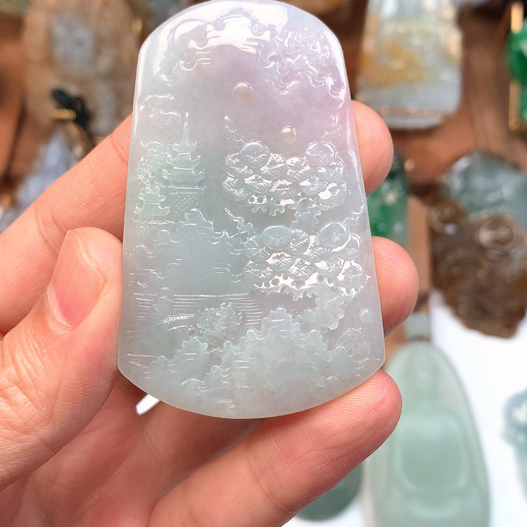 定制翡翠未镶嵌［****］挂件