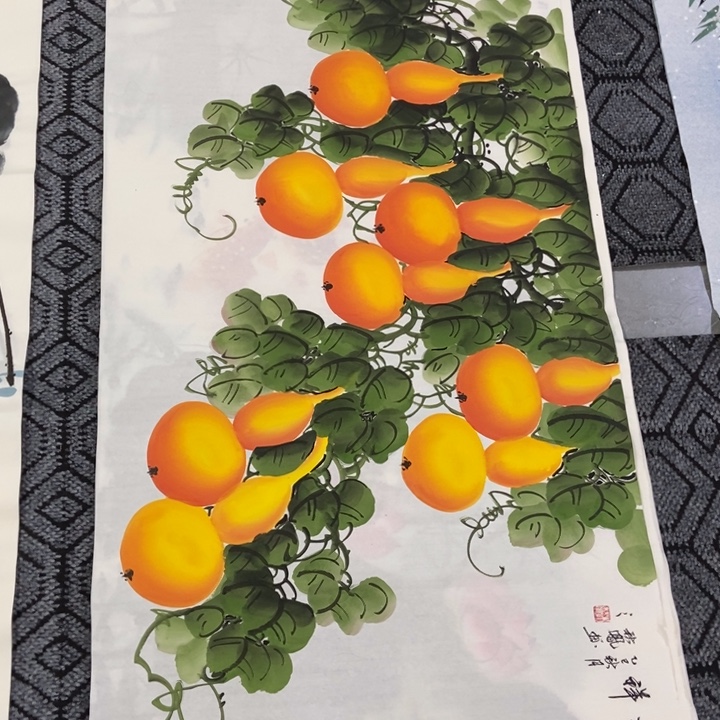 枕书斋画廊的直播间