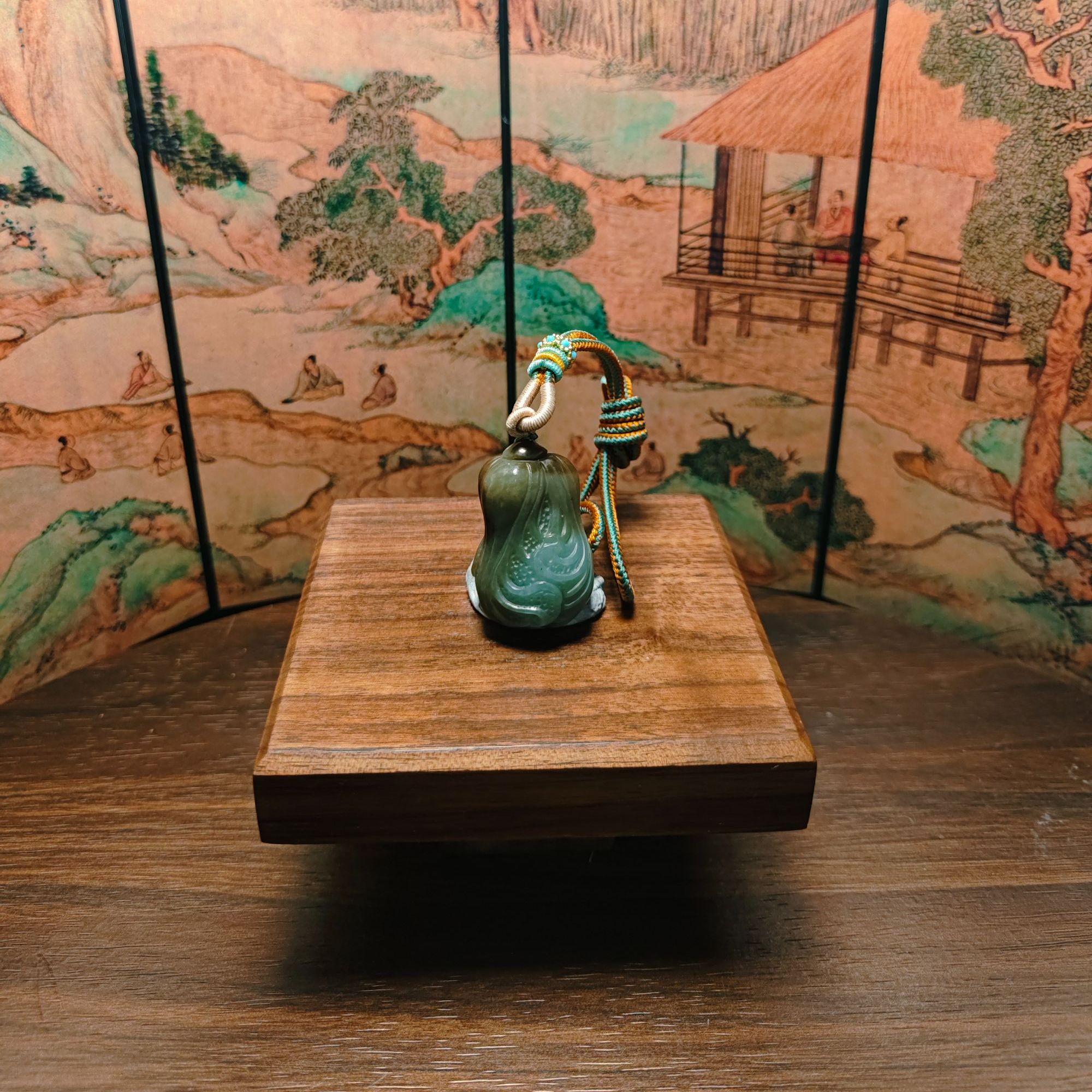 T和田玉百财吊坠0566