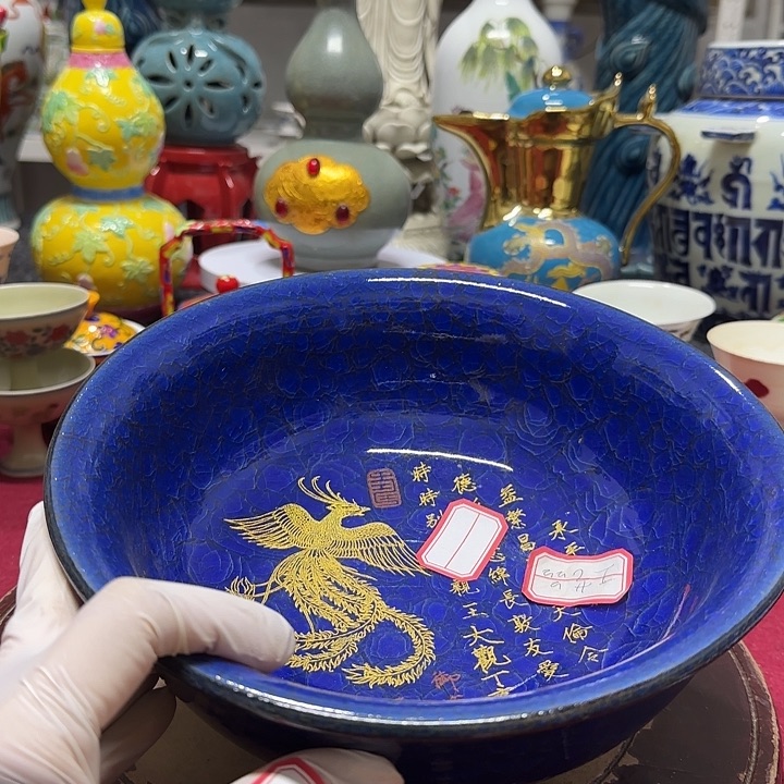 摆件工艺品瓷片装饰