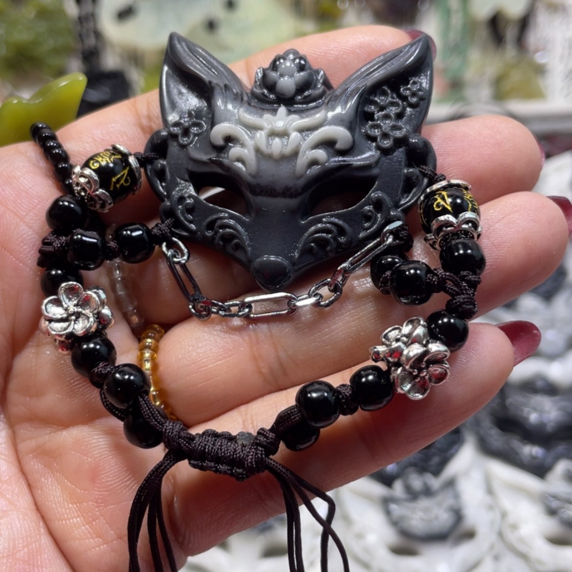 【闪购商品】岫玉未镶嵌颈饰71手牌