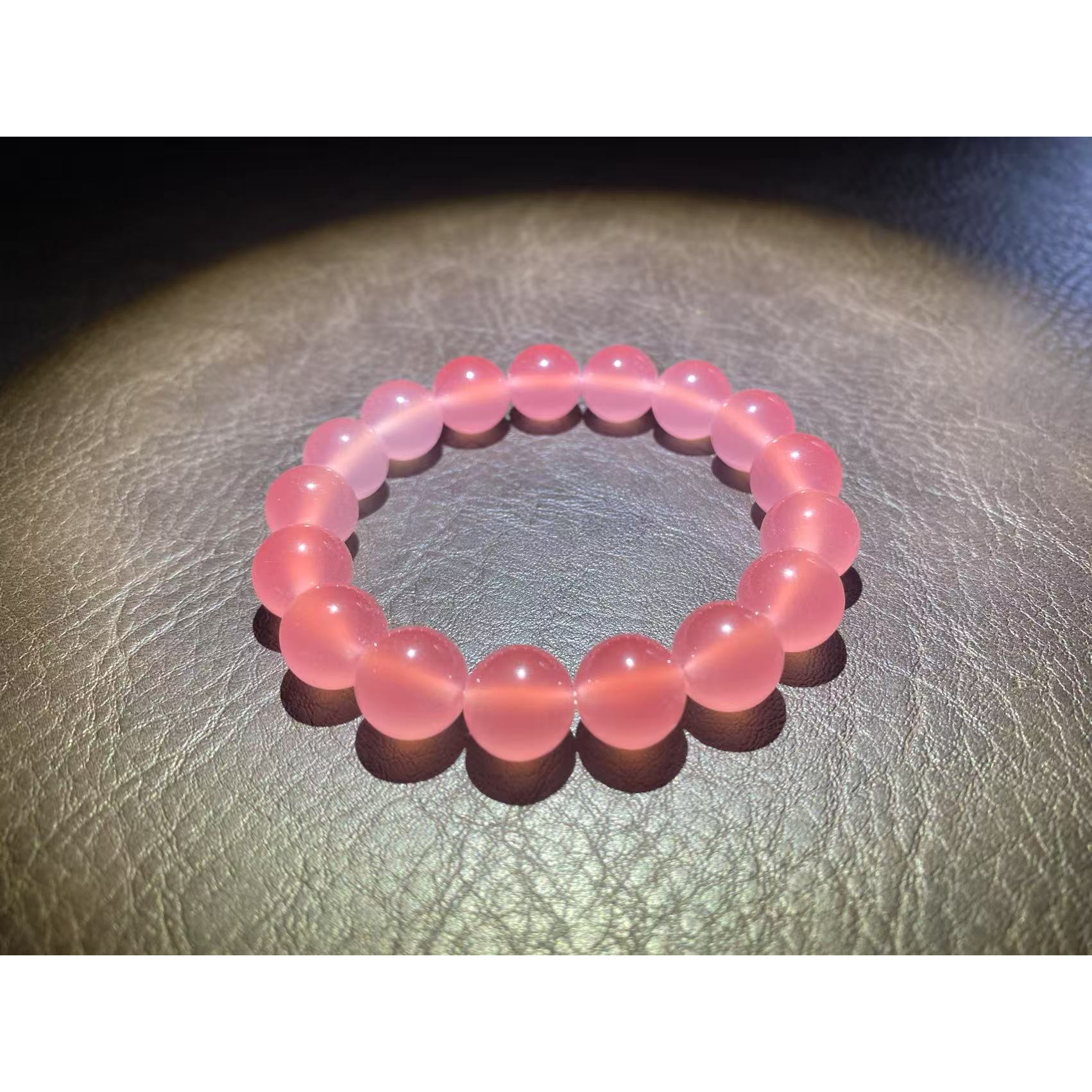 094白樱花粉菩提12mm精品手串xk094（无礼盒）