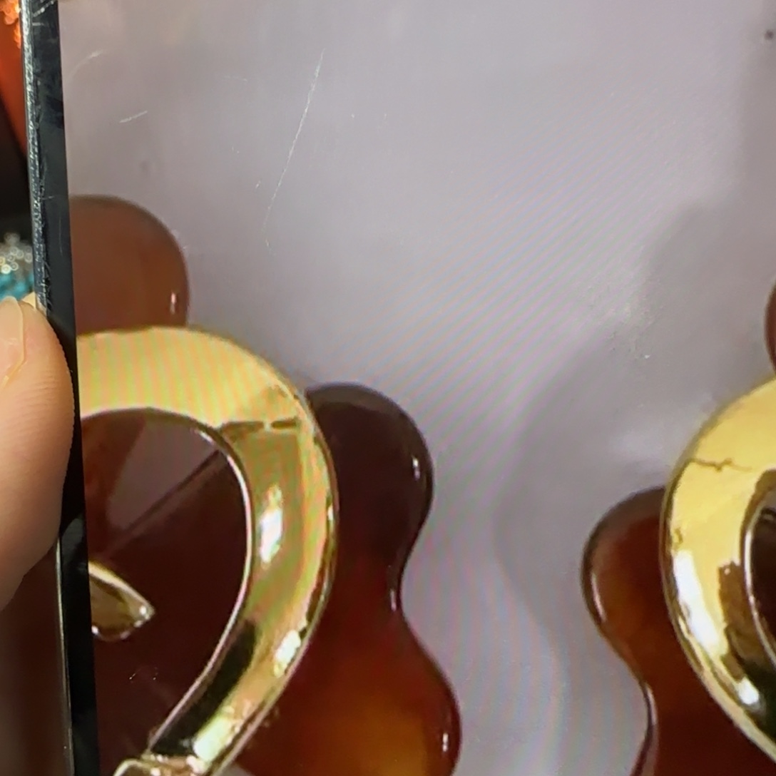 只***见琉璃纯铜合金耳夹
