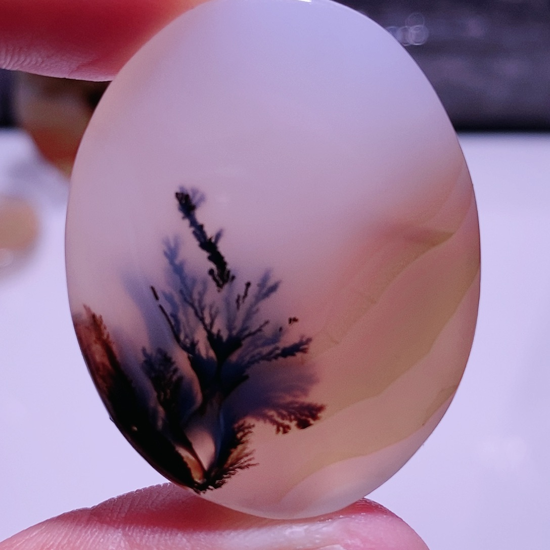 玛瑙/玉髓珠宝半成品未镶嵌发财树