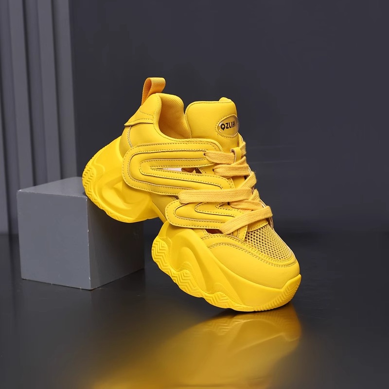 潮牌厚底时尚运动鞋2025夏季新款增高6cm轻便鞋子女款潮牌百搭