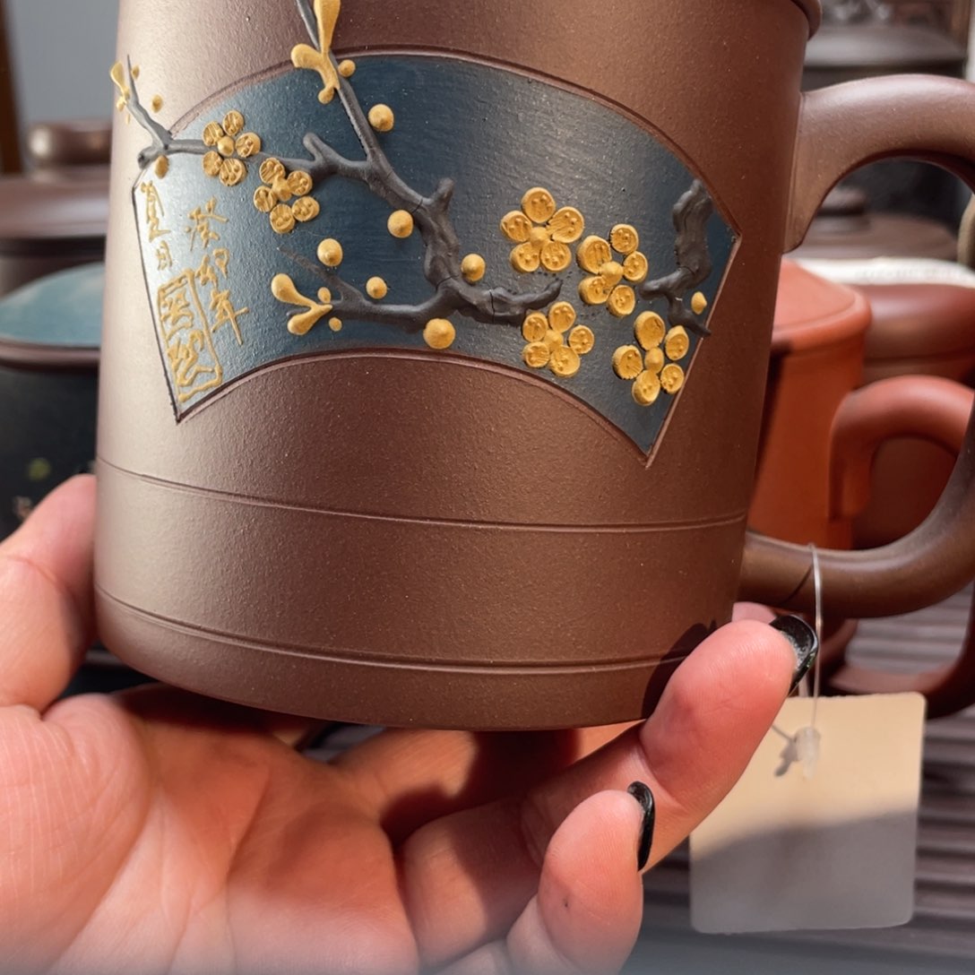 紫砂茶杯宜兴紫砂杯