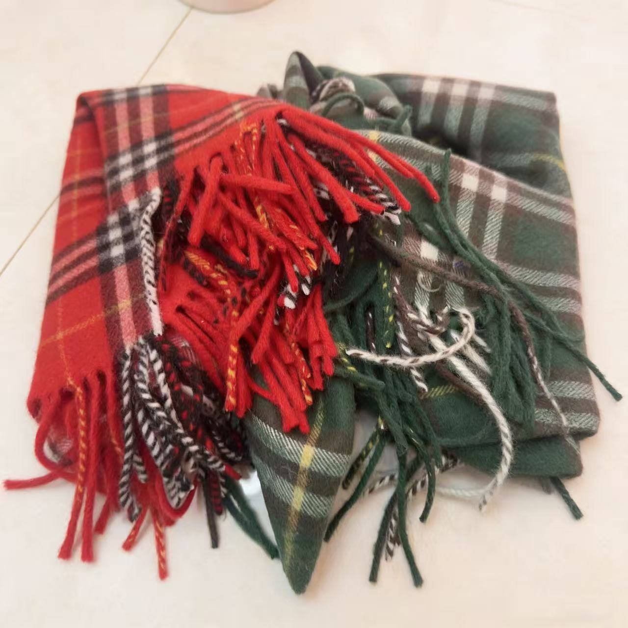 内蒙古高品质经典格纹新年时尚围巾