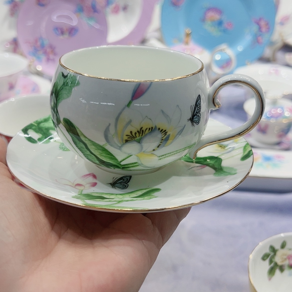 【闪购商品】骨瓷咖啡杯碟