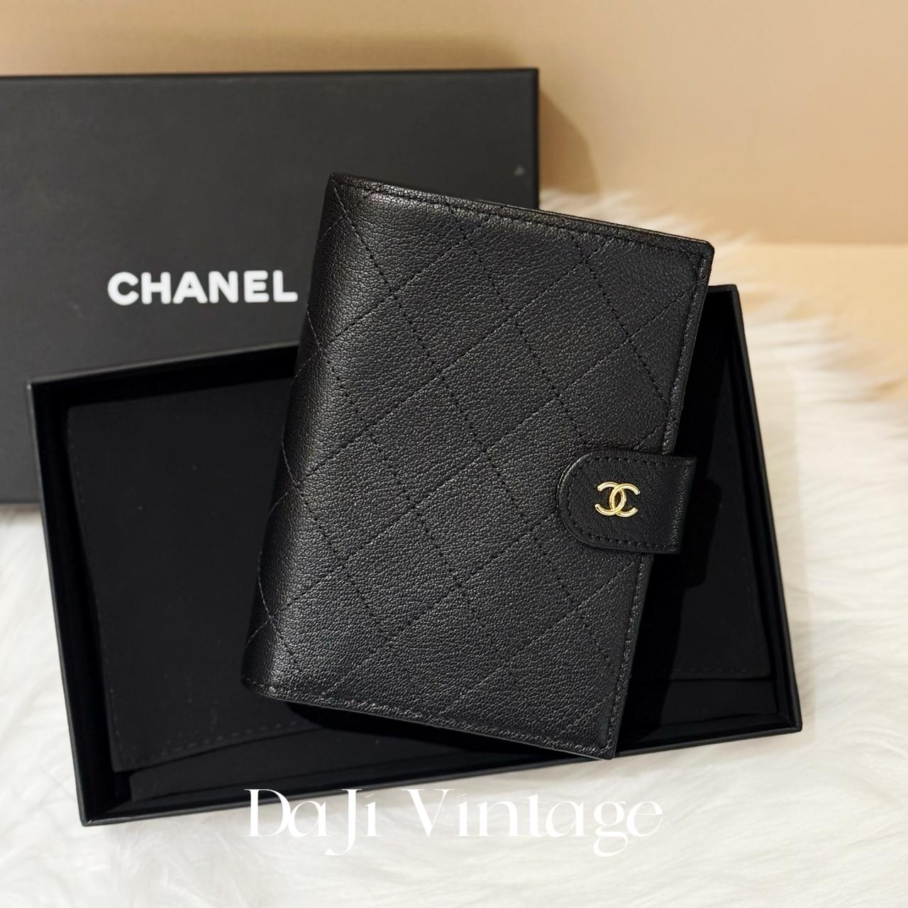 99新 Chanel/香奈儿 大吉中古/香奈儿黑金护照夹