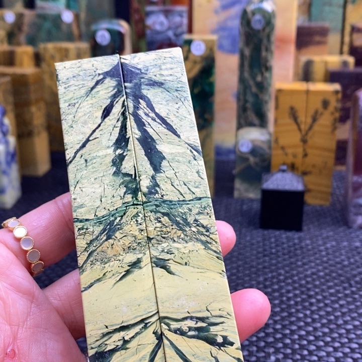 青田石三**子青田石印章石