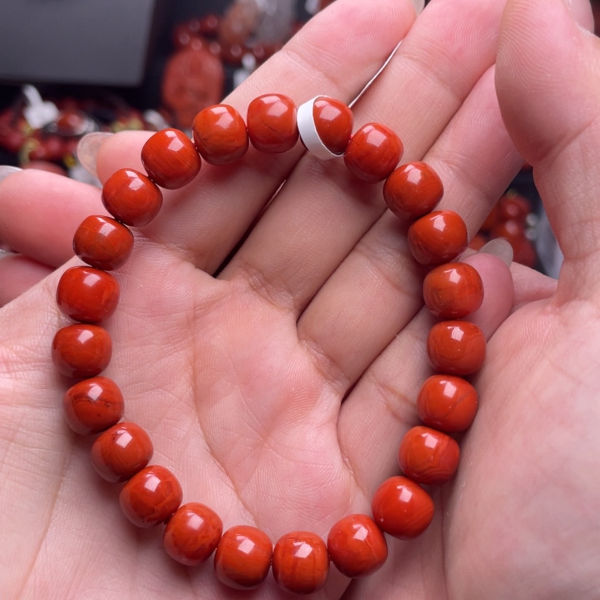 【闪购商品】南红玛瑙9➕老型满肉手串未镶嵌