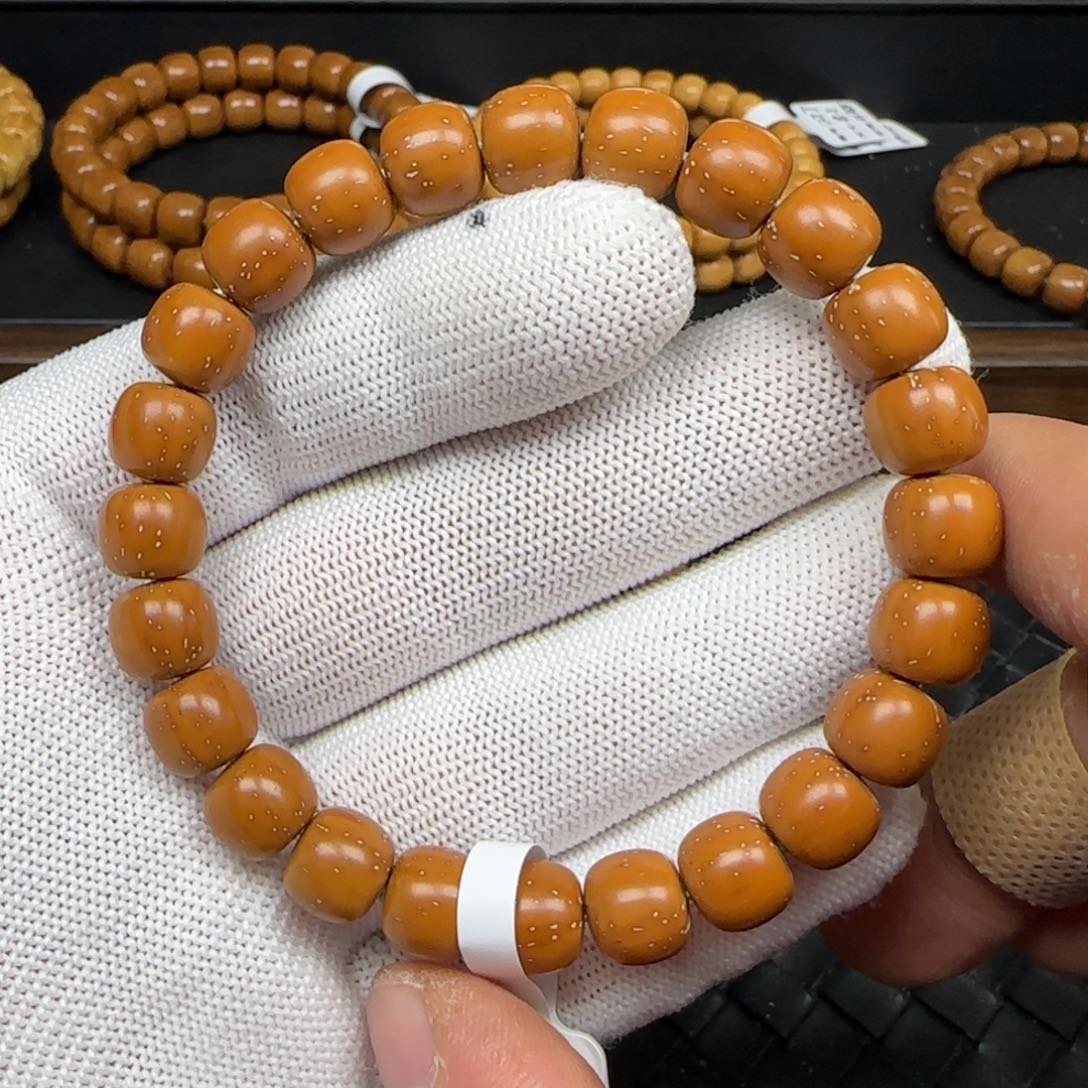 紫金鼠手串9.6mm实心老型（黄金甲）毕业款276