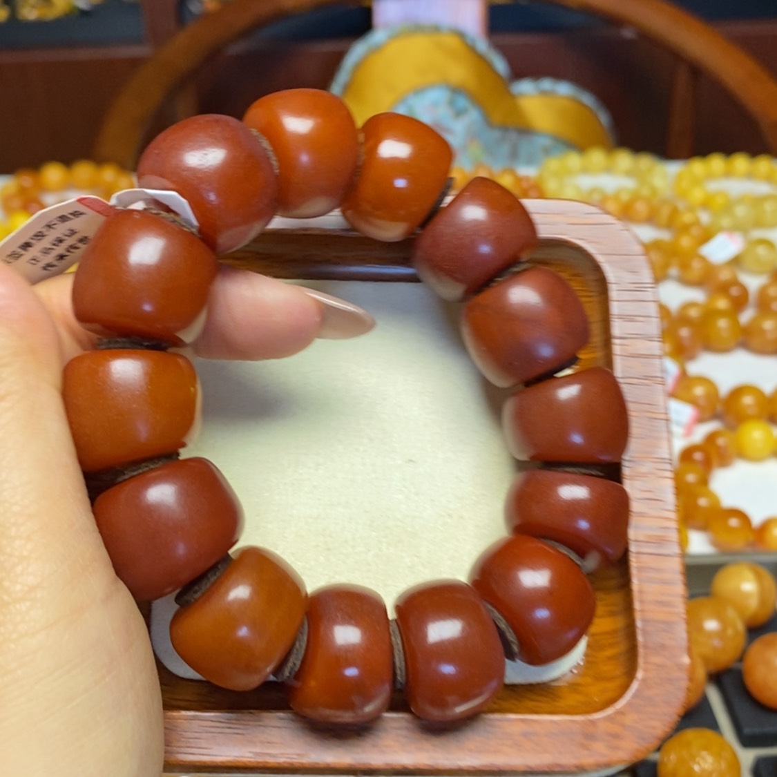 【闪购商品】蜜蜡手链未镶嵌手串