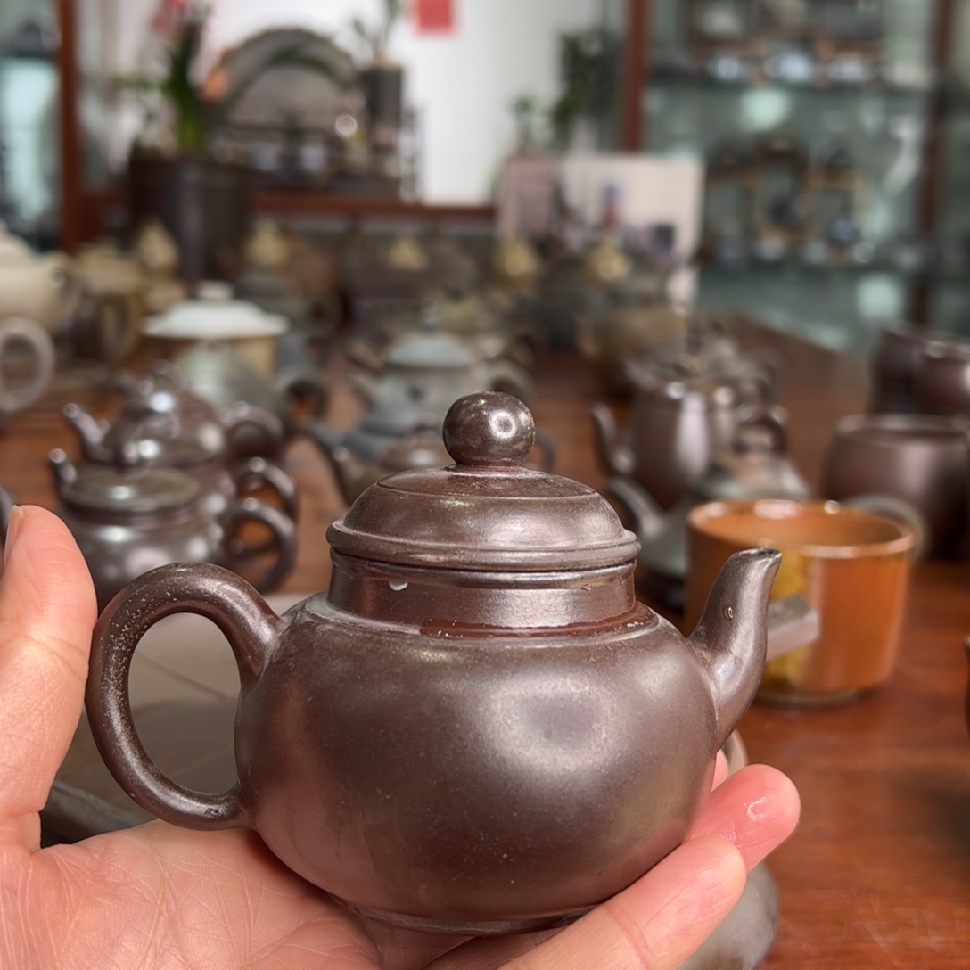 贵台龙窑柴烧茶壶A82
