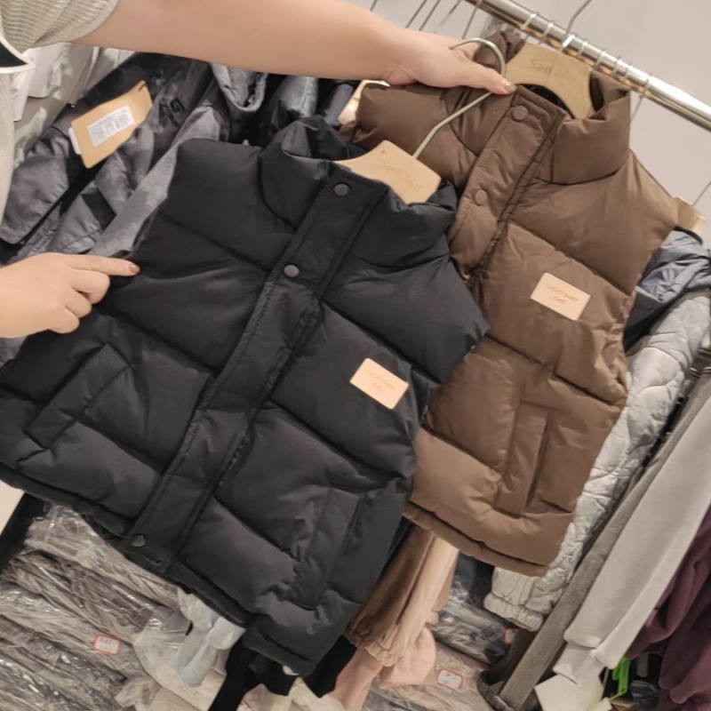 【加厚保暖】儿童宝宝加厚棉保暖马甲潮中大童男女童加厚背心外穿