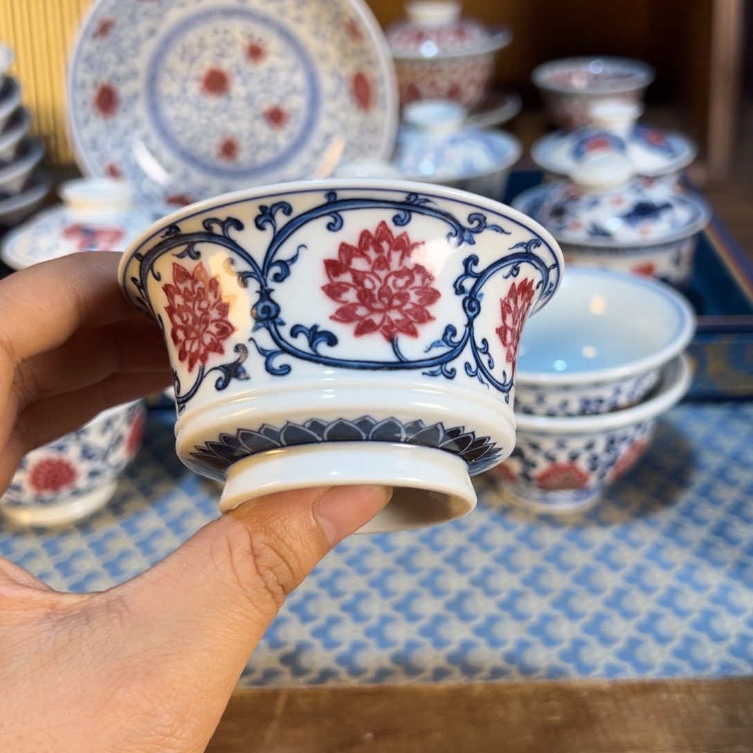 盖碗景德镇茶器百宝箱