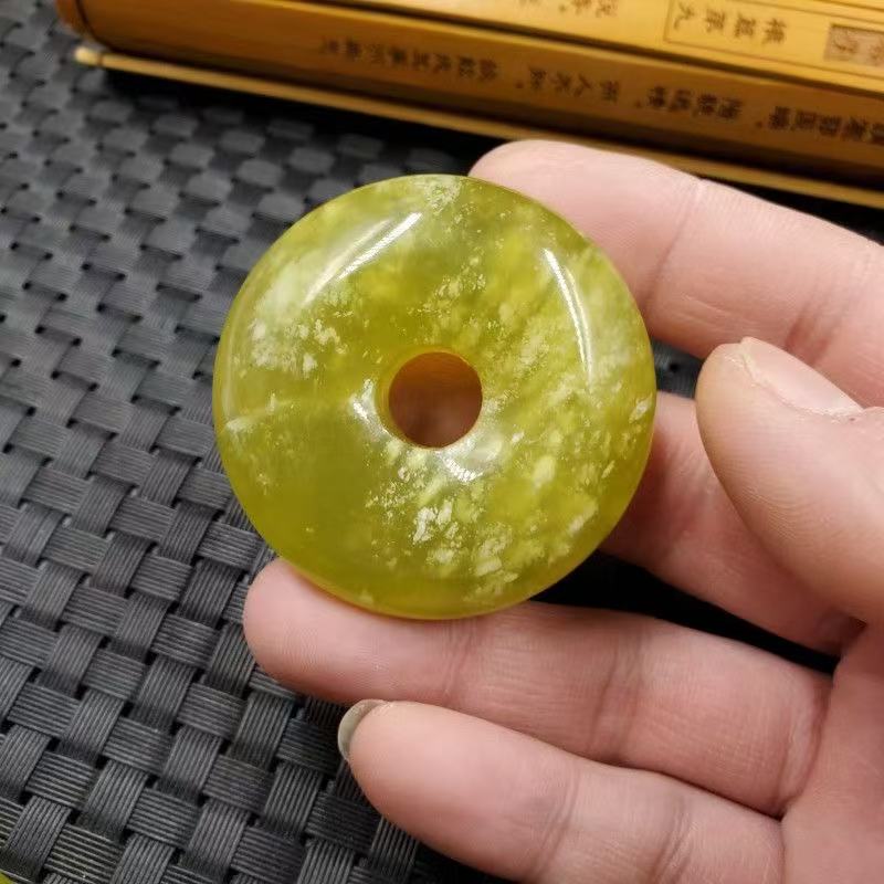 非金属玻璃吊坠 平安扣吊坠